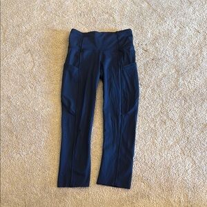 lululemon athletica Navy Cropped Pants